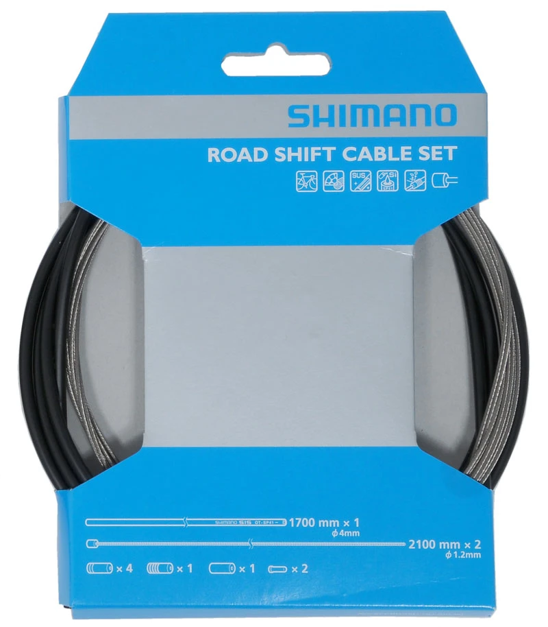 Shimano OT-SP41 Jeu De Câbles De Changement De Vitesse En Acier Inoxydable 3 Shimano OT-SP41 Jeu De Câbles De Changement De Vitesse En Acier Inoxydable