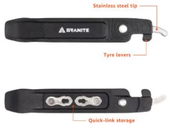 Démonte-pneus Talon Avec Pince à Chaîne -Magasin De Vélos Granite Talon Reifenheber mit Kettenschloss Zange