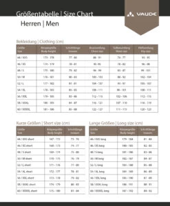 VAUDE Qimsa II - Softshell Pants - Regular Length 10 VAUDE Qimsa II - Softshell Pants - Regular Length -Magasin De Vélos Vaude Groessentabelle HerrenuRs3Qe0LNvapj