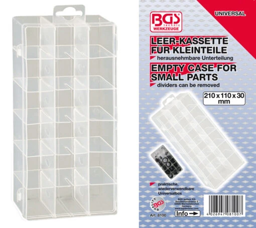 Cassette Vide Pour Petites Pièces