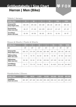 Ranger Fire - MTB Gloves -Magasin De Vélos sizing foxhead herren bike 1